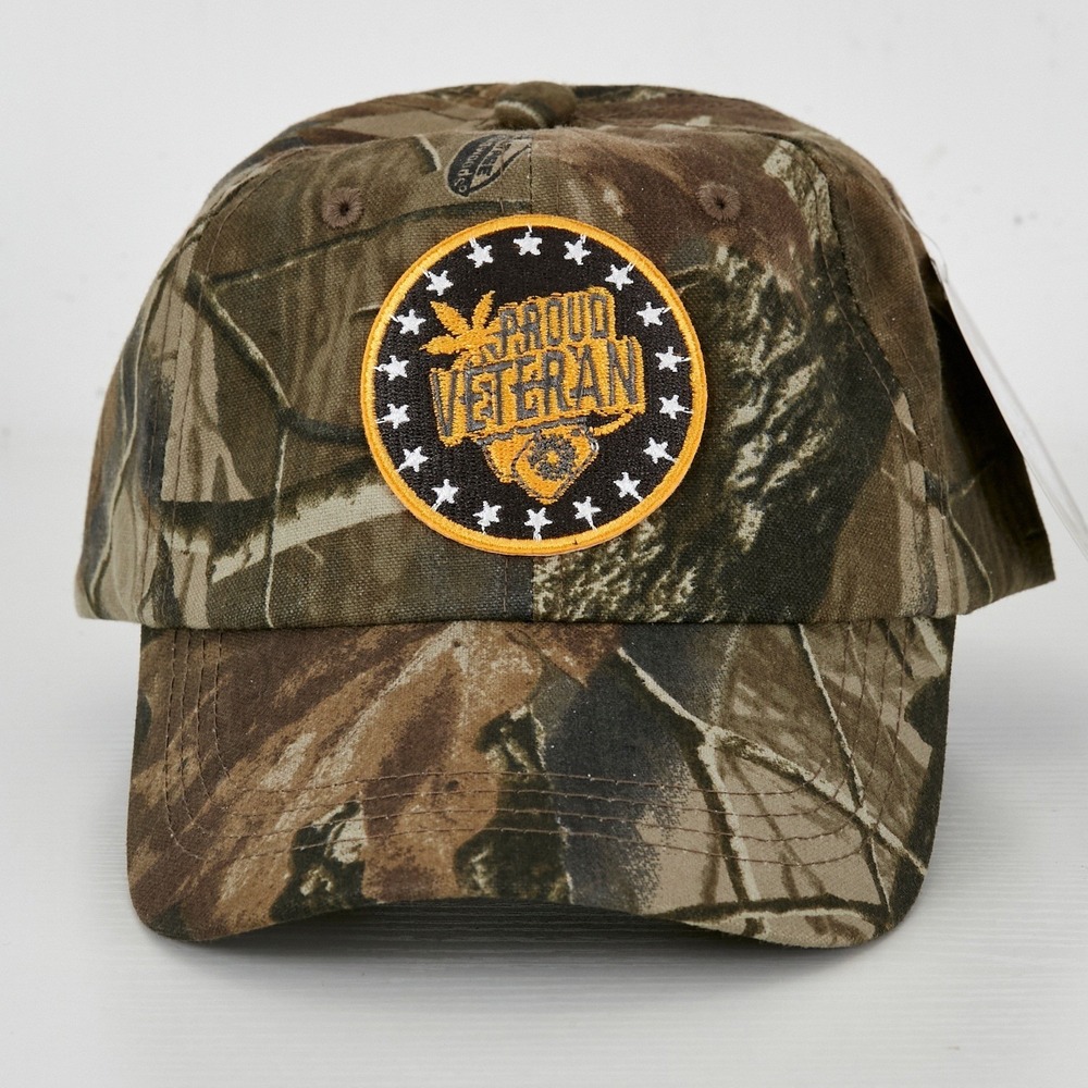 Proud Veteran Camo Baseball Cap Outdoor Hunting Fishing Apparel - Picture 3 of 10